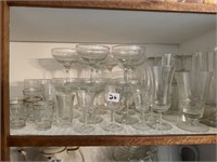 VARIOUS SIZE GLASSES