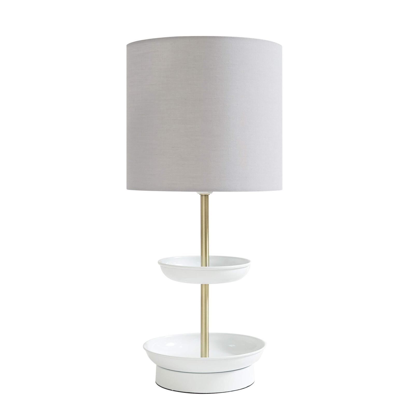 Urban Lifestyle Two Tier Lamp with Catch-All Base,