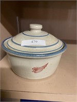 small red wing casserole dish