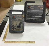 2 Gallagher solar fence chargers