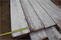 Pallet of 2x10 Wood Whitewashed 9ft Boards