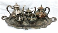 Reed and Barton Silver Plated Tea Set