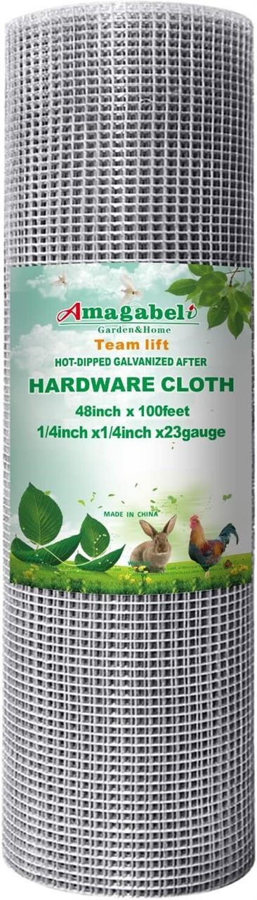 AMAGABELI Hardware Cloth 1/4 48in x 100ft