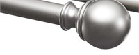 CURTAIN ROD WITH ROUND FINIALS 98.5IN