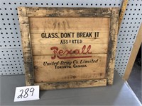 REXALL WOODEN SIGN