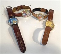 4 different Winnie the Pooh watches