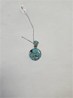 Wt 5.92g - Turquoise/Sterling pendant