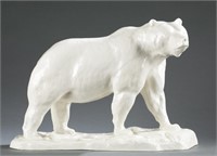 Robert Henry Rockwell ceramic bear sculpture.