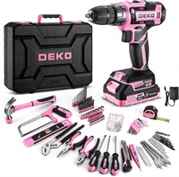 20V Pink Drill Tool Kit Set