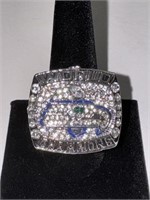 RARE NFL RUSSELL WILSON SEATTLE SUPER BOWL RING