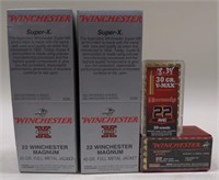 550 Rounds Of .22 Win Magnum Cartridges In Boxes