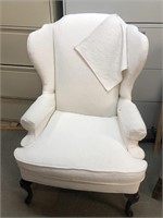 Wing chair white