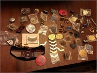 Huge lot of mainly motorcycle pins and more
