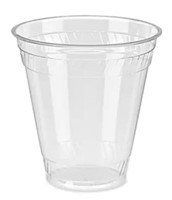 Pack of 50, 12oz Compostable Clear Cups