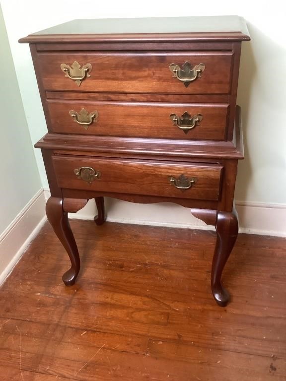 Broyhill Cherry Silverware Chest