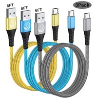 P3494  Aioneus Micro USB Cable 6 ft (3 Pack)