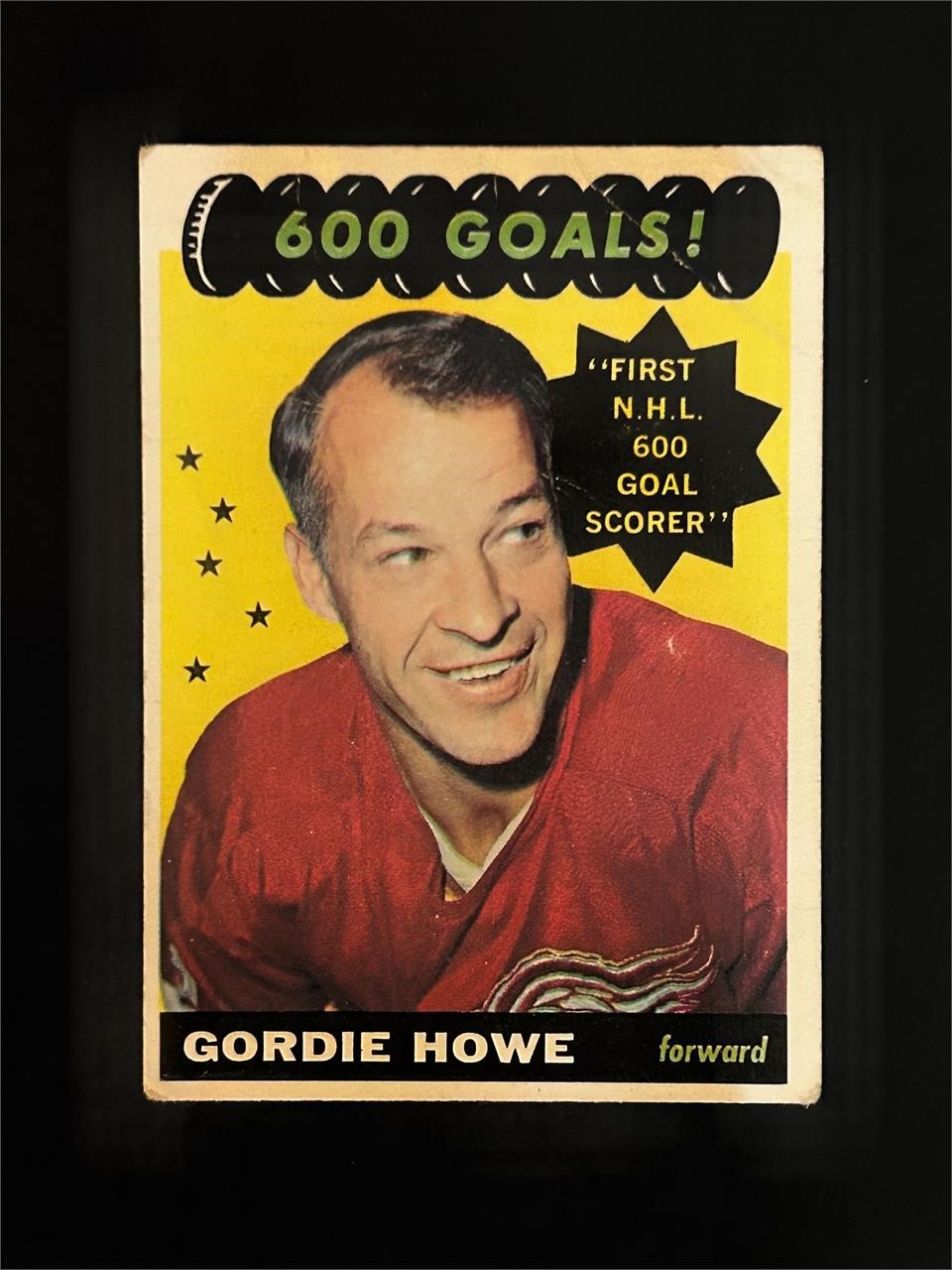 1965 Topps #122 Gordie Howe 600 SP VG to VG-EX+