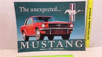 Mustang Tin Sign