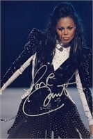 Autograph COA Janet Jackson Photo