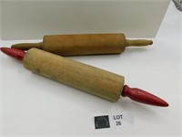 ANTIQUE WOODEN ROLLING PINS