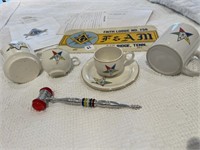 EASTERN STAR ITEMS CUPS PAPERS ETC