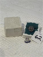 EASTERN STAR RING AND PIN