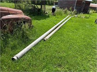 (2) Aluminum Irrigation Pipes