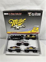 Revell Rusty Wallace Miller Beer 6 Piece Train Set