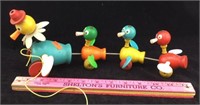 Vintage Fisher Price Gabby Goofies Pull Toy