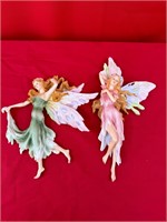 Two Porcelain Fairy Figurines