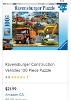 Ravensburger Construction Vehicles 100 Piece