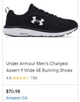 Under Armour Charged Assert 9 4e Size 13