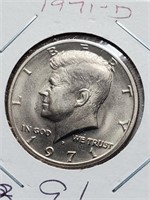 BU 1971-D Kennedy Half Dollar