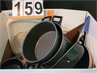 Box of T-Fall Pots & Pans