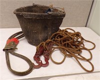 BLOCK & TACKLE, FEED BUCKET, MASSEY FERGUSON...