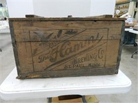 Theo Hamm Brewing Co. Wooden Case w/ Lid -