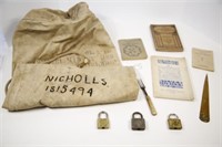War Assets Bag, Soldier's Books & Yale Locks