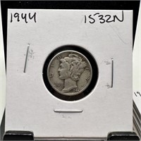 1944 MERCURY SILVER DIME