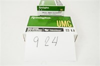 40RNDS/2BOXES OF REMINGTON UMC 303BRIT 174GR FMJ