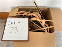 Box of 20+ Clothing Hangers