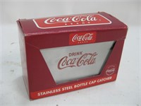 NIOB Coca Cola Stainless Cap Catcher & Opener