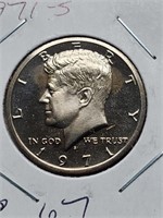 1971-S Clad Proof Kennedy Half Dollar