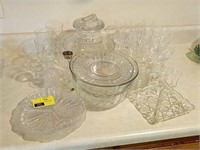 Lot of Crystal and Glassware Items