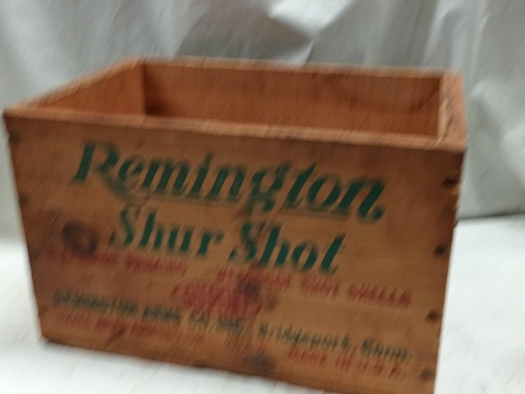 12ga. Remington Shur-Shot wood  Dupont box