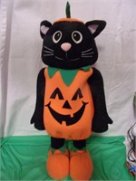 25" Tall Kitty in Costume Halloween Decor