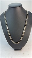 STERLING SILVER HEAVY CHAIN NECKLACE