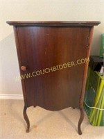 Vintage Wooden Record Cabinet