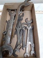 Group of vintage wrenches