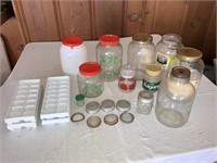 Large Glass Jars/Ice Cube Trays/More
