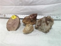 4 DECORATIVE ROCKS